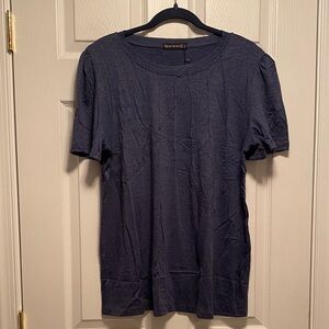 Agnes Urban Blue Short Sleeve Top…size XL